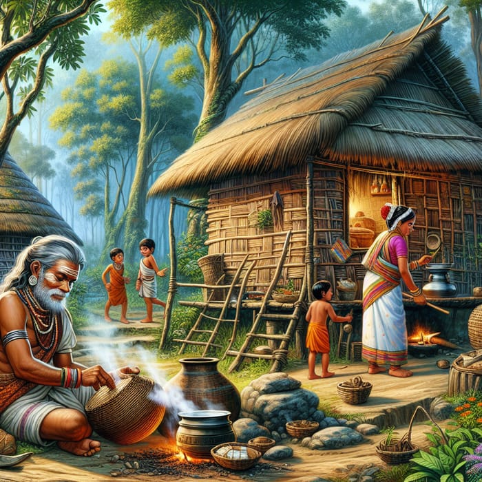 Aadiwasi Tribal Village Traditional Activities