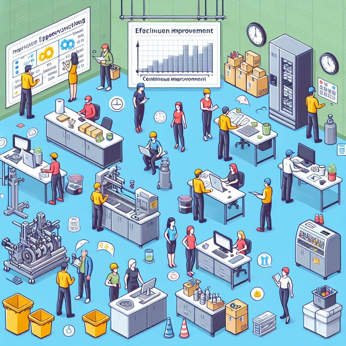 Visualizing Efficiency: Lean Operations in the Workplace