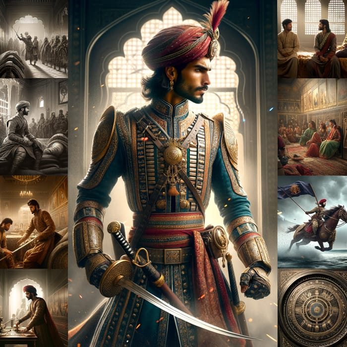 Dynamic South Asian Rajput Warrior Images & Traditions