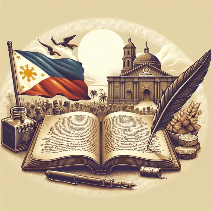 Malolos Constitution: Illustrated Drawing of Key Elements