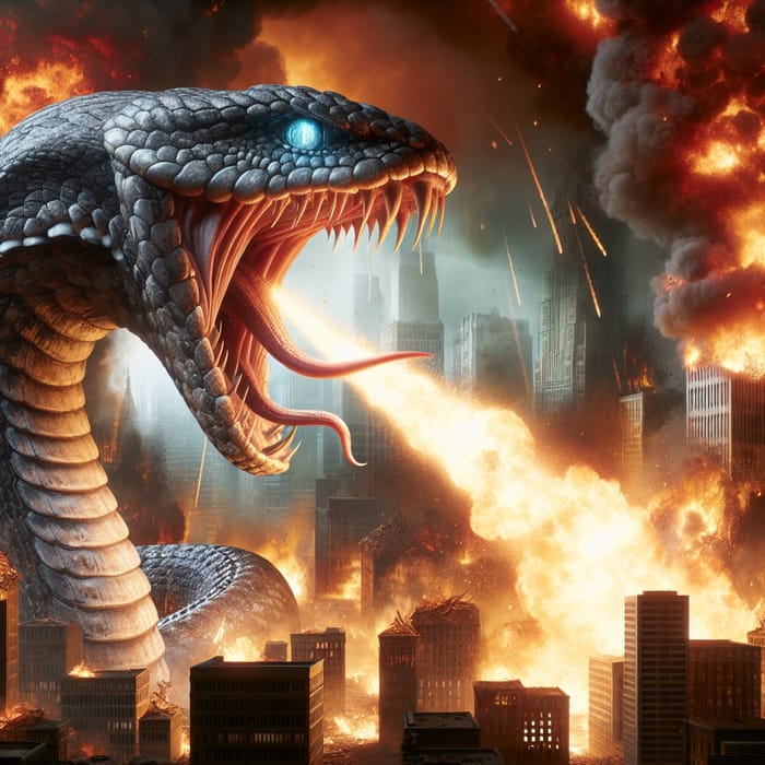 Giant Serpent Wreaks Havoc in City | Inferno Unleashed