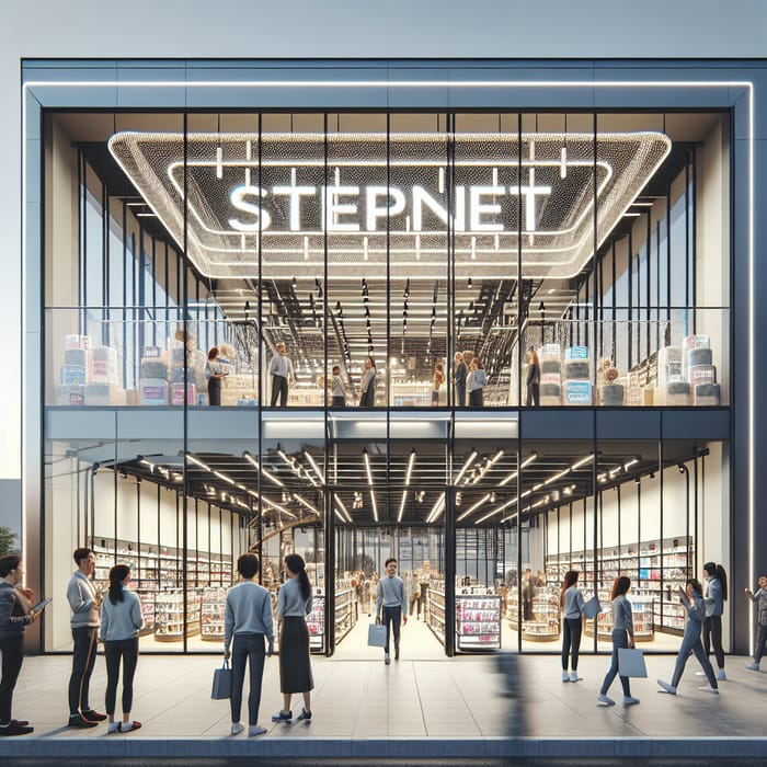 StepNet Store | Unique Modern Architectural Design