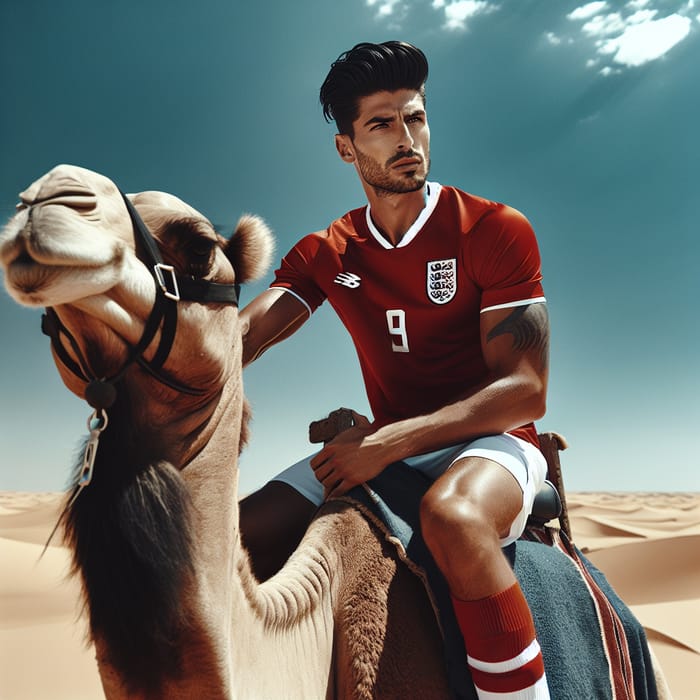 Cristiano Ronaldo Camel Ride: Serene Desert Adventure