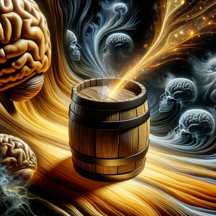 Explore the Mind: Wooden Ice Barrel Symbolism