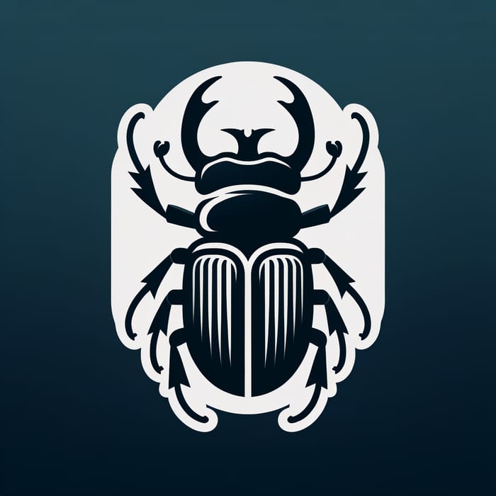 Detailed Beetle Logo Design | Nature Conservation