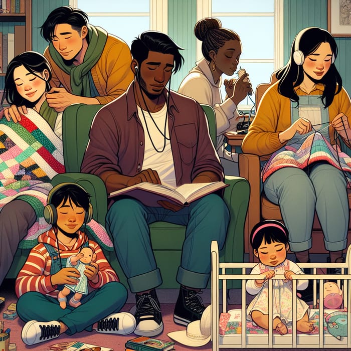 Meet the Wick Family: A Multicultural Illustration