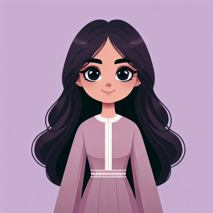Arabian Girl Cultural Illustration