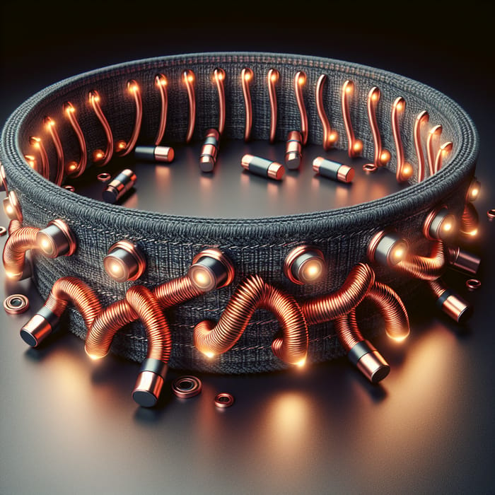 Innovative Energy Absorbing Waist Belt with Cu-Coils and Magnets