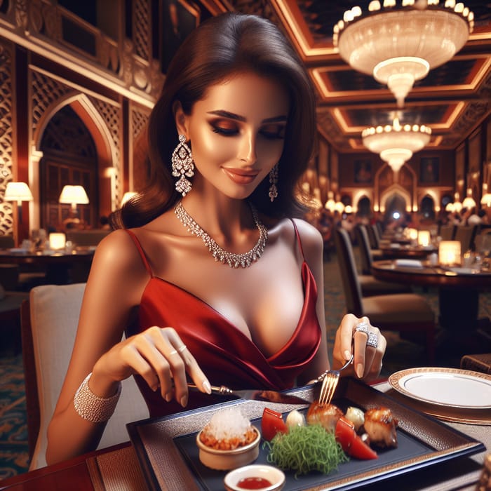 Elegant Dining: Captivating Scene of Luxury