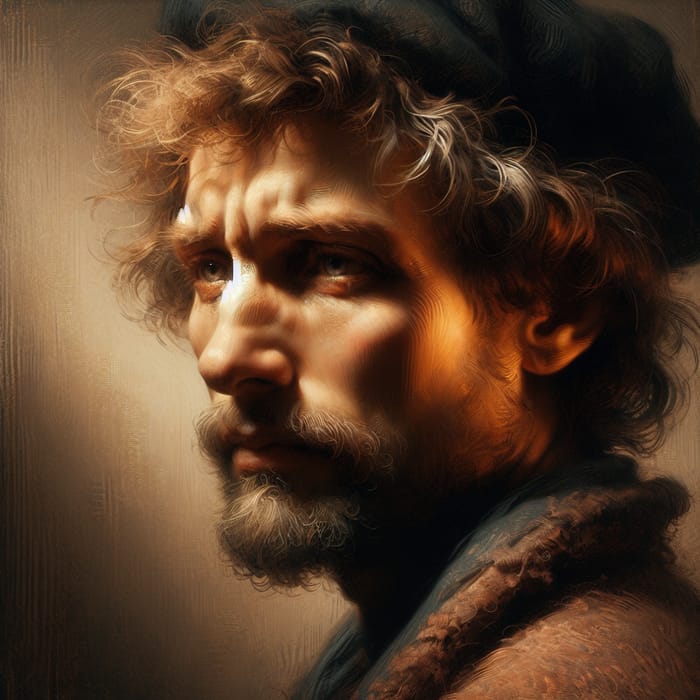 Psychological Makeup in Rembrandt Style