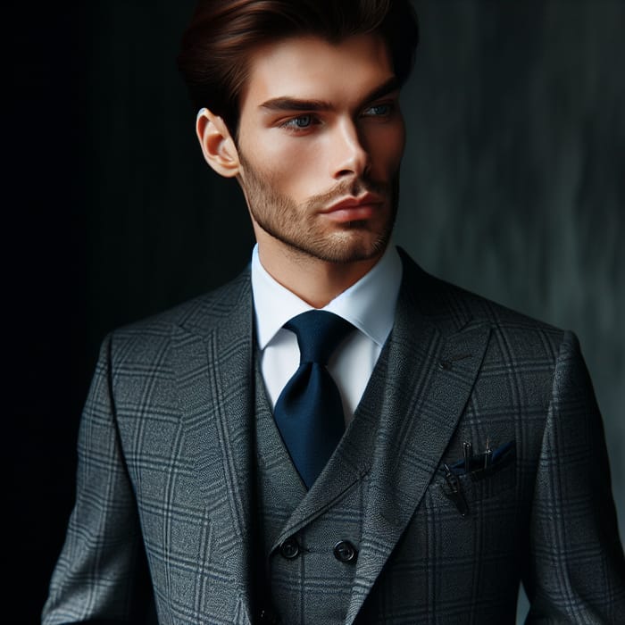 Get a Stylish Look with Our Tailored Suit Portrait