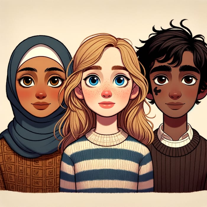 Three Friends: Heartwarming Animated Film