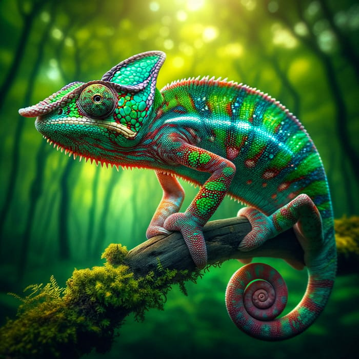 Fascinating Camaleon: Color Change in Nature