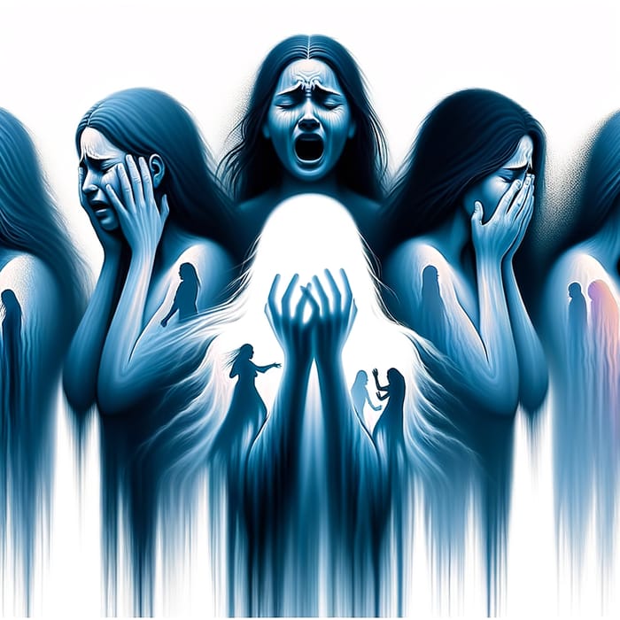 Spectral Girls' Hatred: Diverse Emotions of Six Resentful Spirits