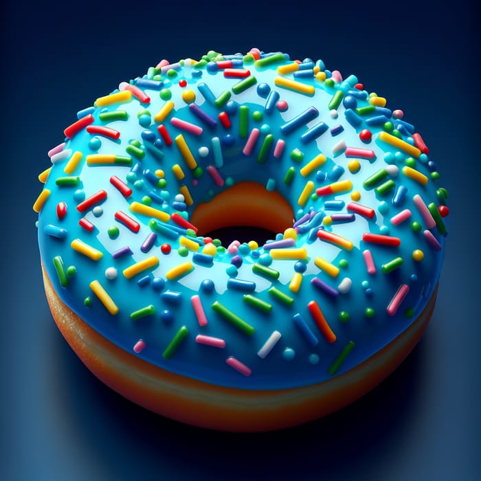 Blue Sprinkle Donut: Irresistibly Delicious Treat