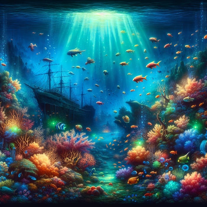 Hidden Wonders of the Depths | Marine Life Painting