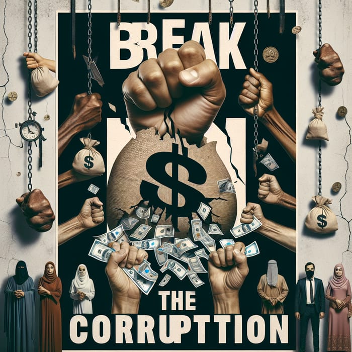 Break the Corruption: Empowering Poster Design