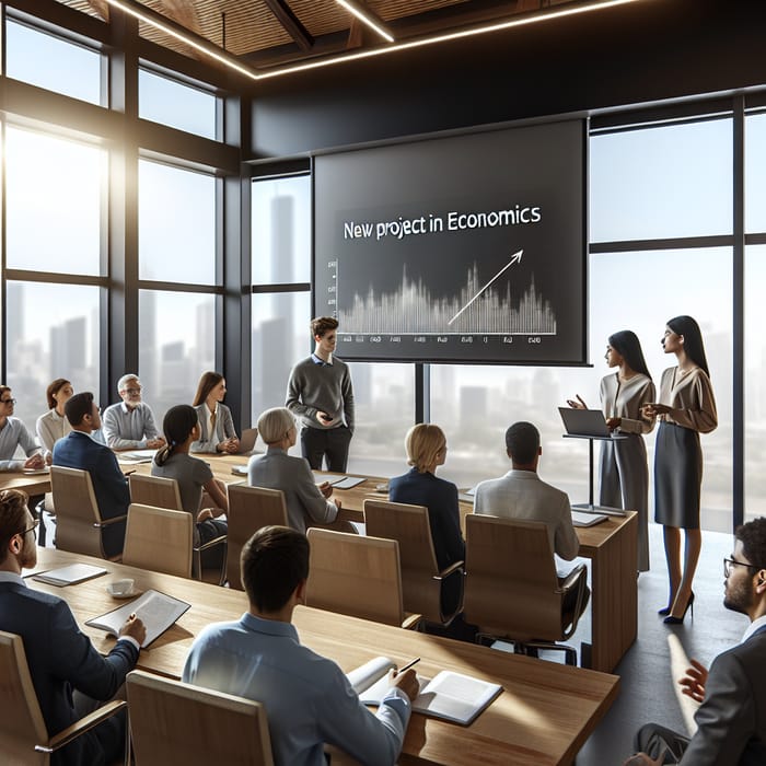 Professional Meeting in a Modern Conference Room - Engaging Presentation