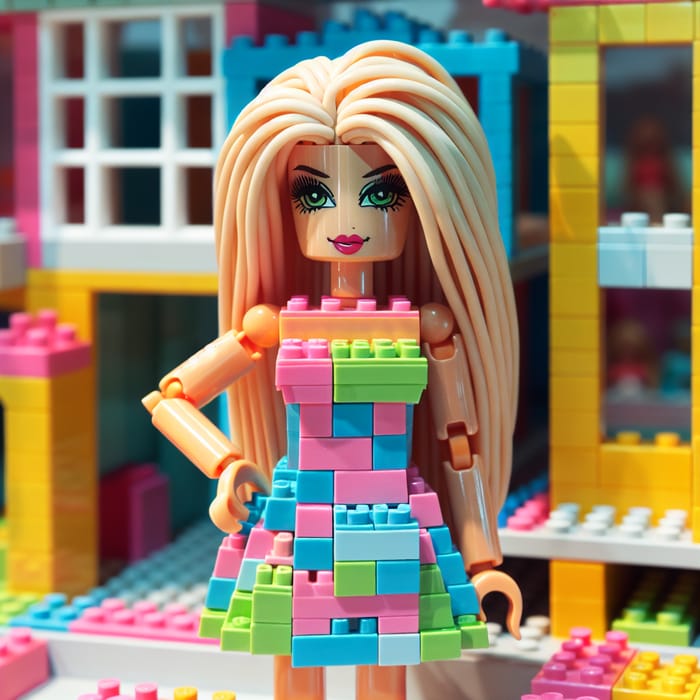Lego Barbie Fashion Doll Construction
