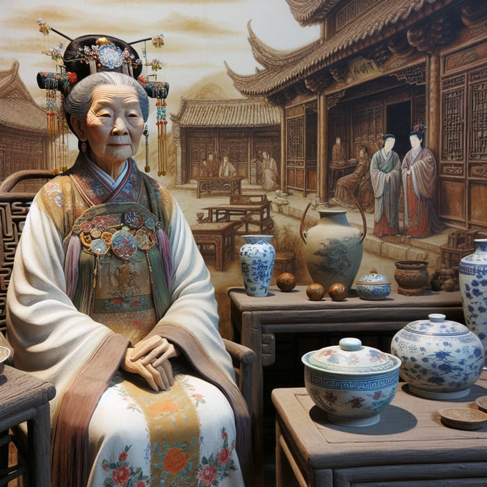 Ancient Chinese Lady in Han Dynasty Garb | Traditional Attire