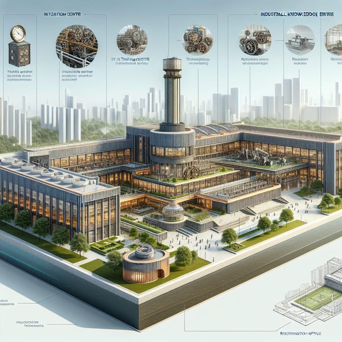 Architectural Form for Industrial Knowledge Park: Sustainable Homage to Industrial Revolution & Technology