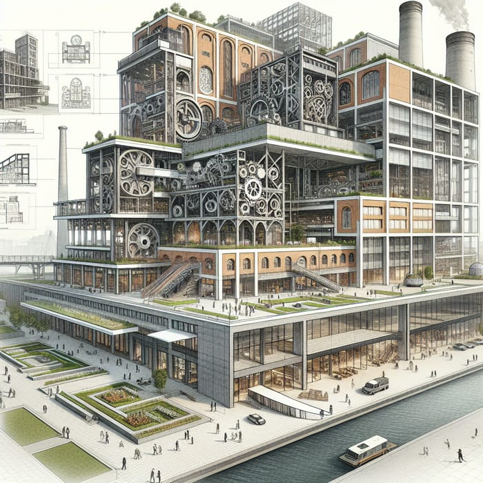 Timeless Fusion: Industrial Knowledge Park Design