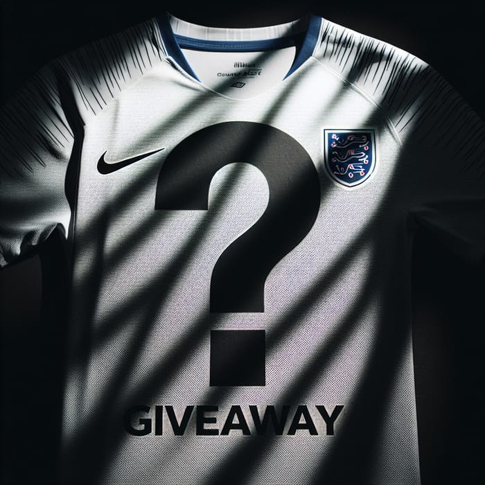 Mysterious Football Shirt Giveaway with Intriguing Question Mark