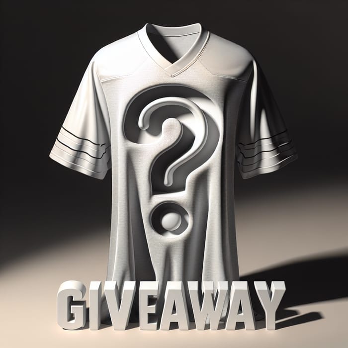 Dramatic Football Jersey with 3D 'GIVEAWAY' - Win Now!