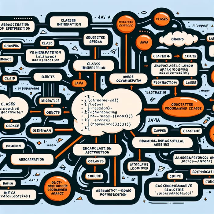 In-depth Java Object-Oriented Programming Mind Map