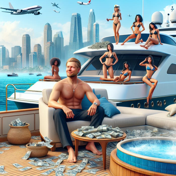 Billionaire Yacht Party: Wealth, Luxury, and Bikini Babes