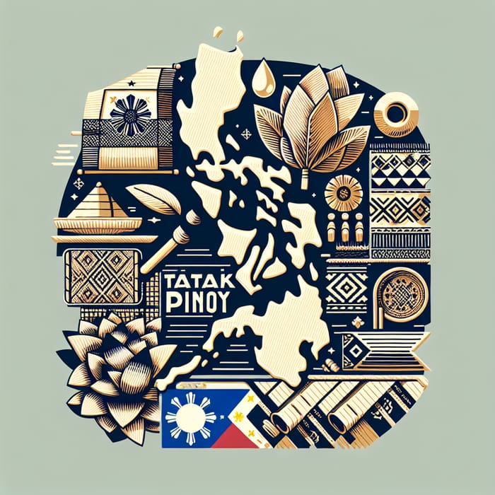 Tatak Pinoy Logo: Philippine Islands, Pearl, Banig & More