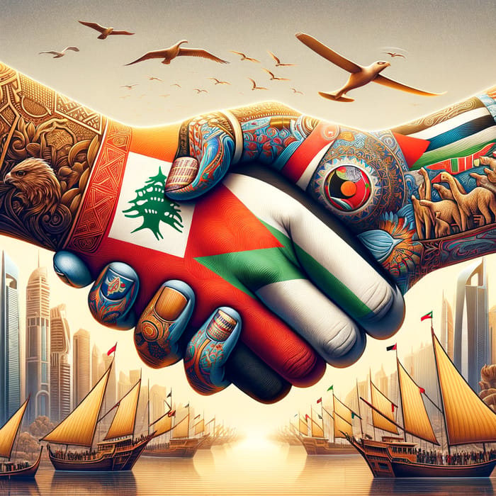 Unity & Solidarity: International Handshake Artwork