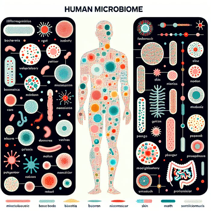 Visualizing the Human Microbiome Ecosystem - A Scientific Insight