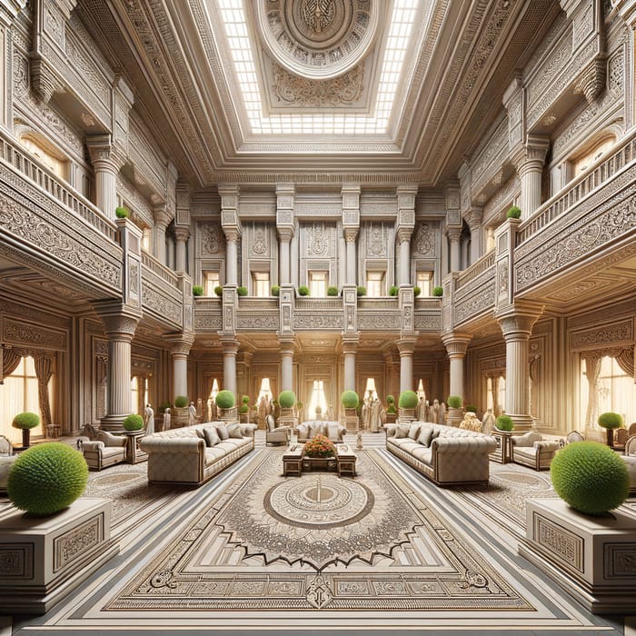 Grand Interiors of Embassy of Sudan: Captivating Architectural Photography