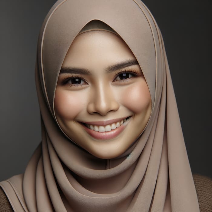 Radiant Muslim Malay Woman | Smiling Age 20-35 | Fair Complexion