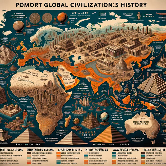 Civilizations of Mesopotamia, Egypt, Greece, Rome & Mesoamerica to East Asia