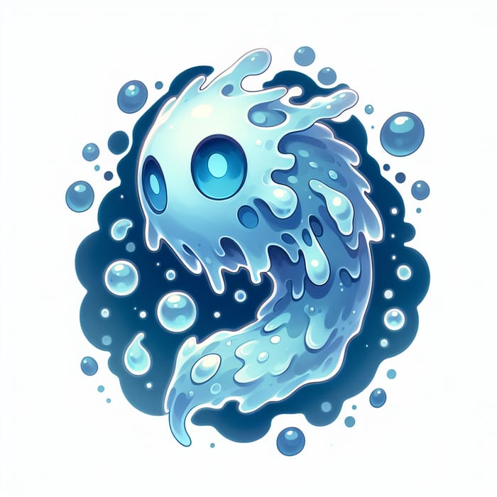 Water Ghost Pokemon - Spectral Aquatic Entity