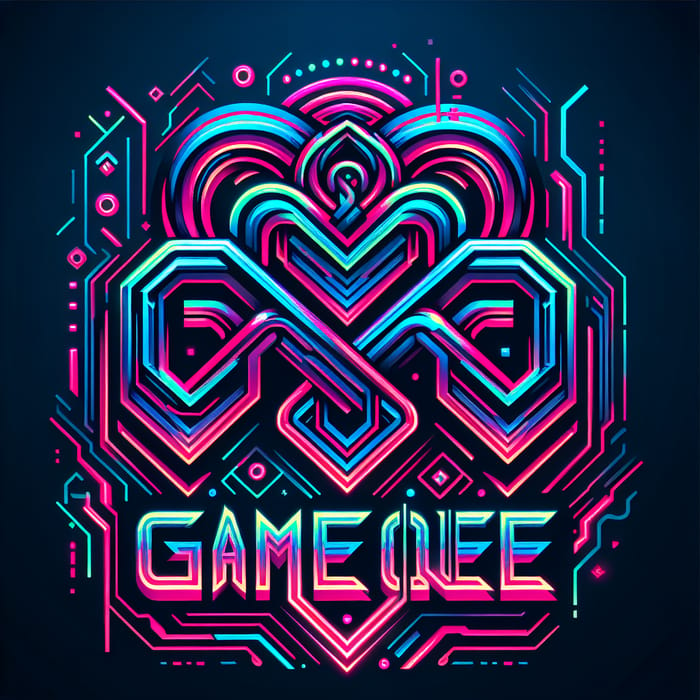 Dynamic 'Game Over' Logo Design for Development Team | Cyberpunk Style