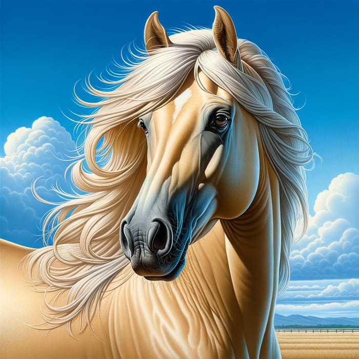 Beautiful Palomino Horse - Elegance in Nature