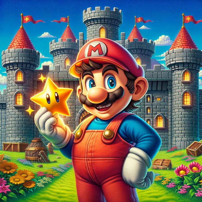Super Mario on Magical Castle Adventure