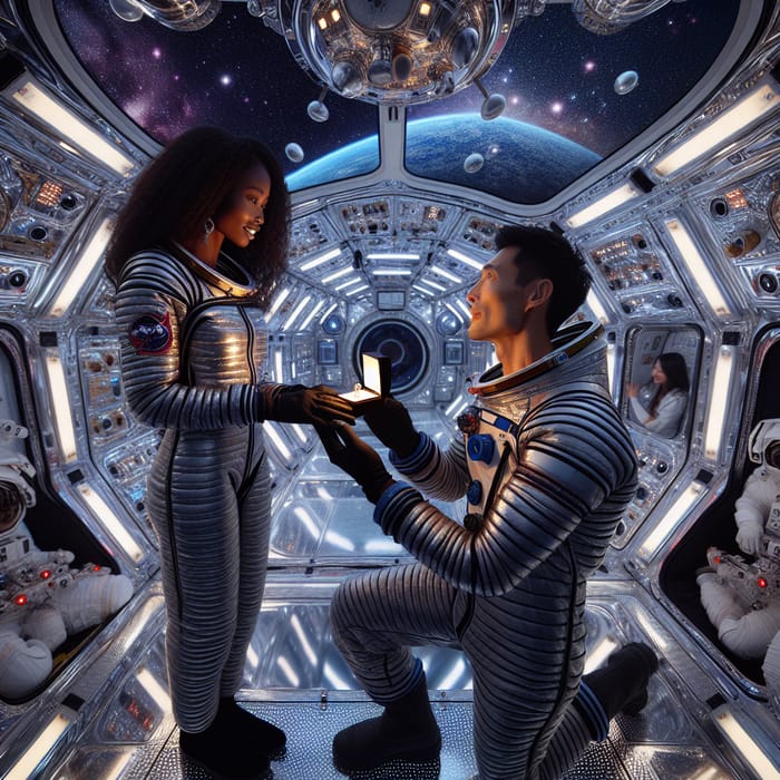Space Station Marriage Proposal | Love Story Astronauts