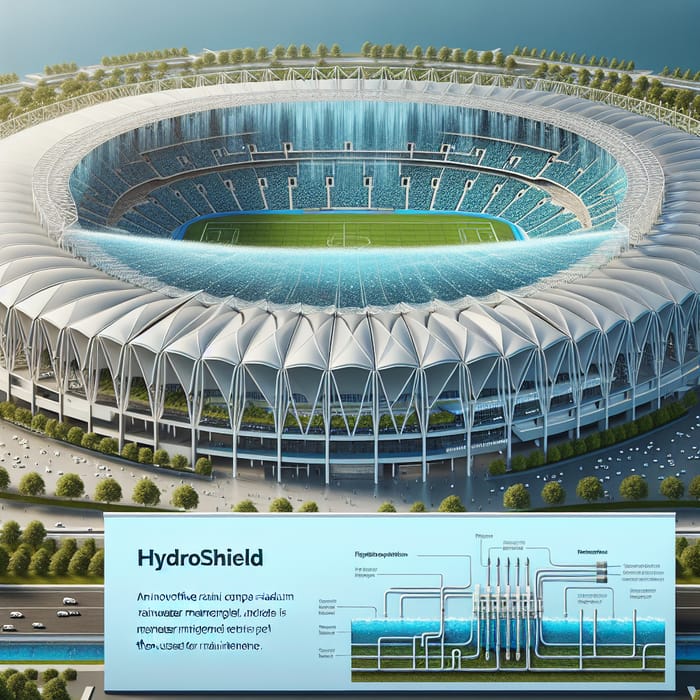 HydroShield: Stadium Rainwater Management - A Modern Solution
