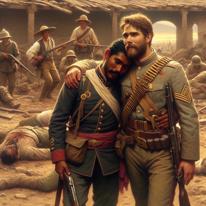 Friendship and War in Realism Art: Soldiers United in Chaos