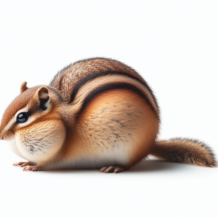 Whimsically Charming Chipmunk with Enlarged Features