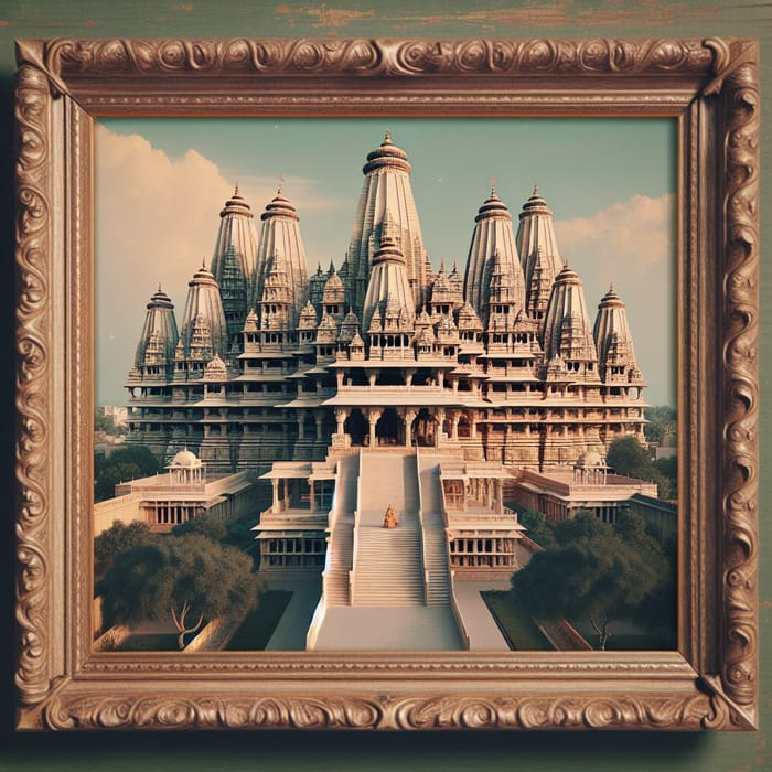 Hanuman Gahri Temple in Ayodhya - Majestic Hindu Architecture
