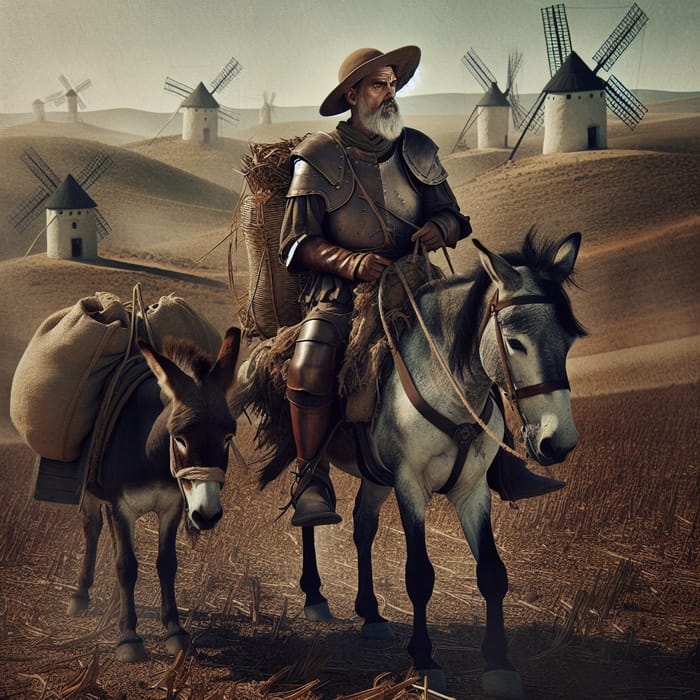 Don Quijote and Sancho Panza: Epic Journey of Idealism