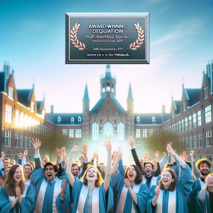 Award-Winning 8K Photography of PhD Students Celebrating in the Netherlands