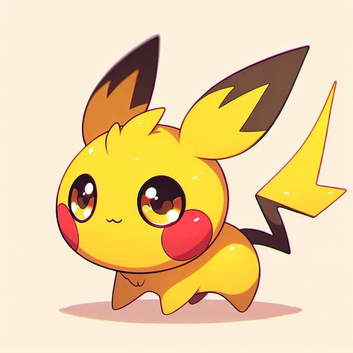 Pikachu - Adorable Yellow Cartoon Pocket Monster