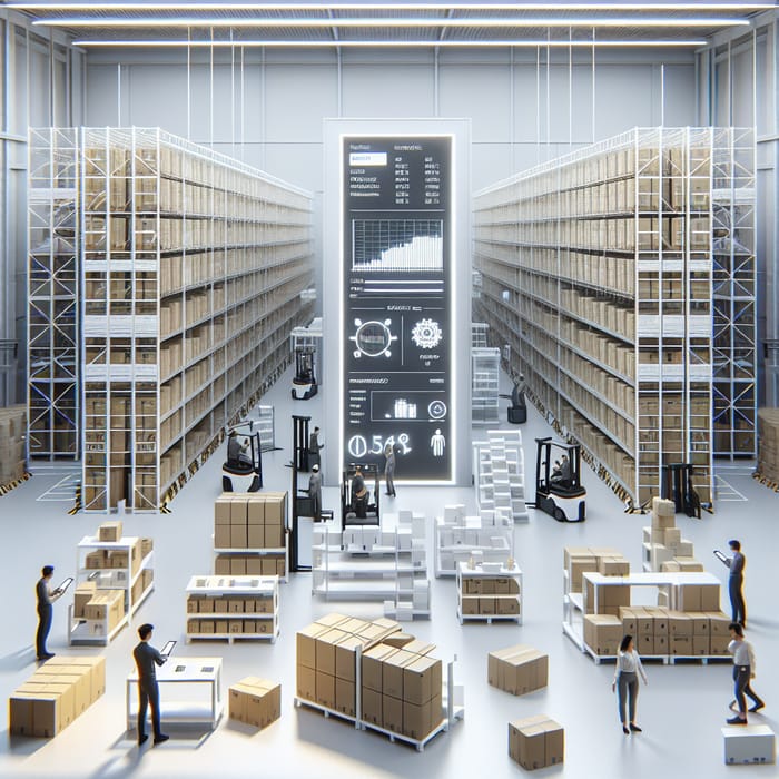 WMS-Driven Warehouse Efficiency, Minimalist Design