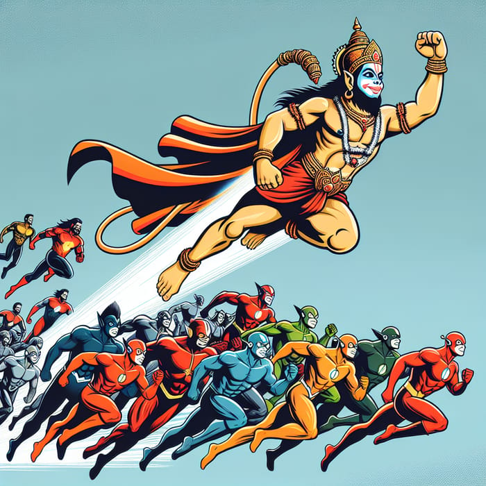 Hanuman Flying Rocket: Surpassing Superheroes with Divine Speed